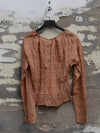 Mutedance 25 Autumn/Winter Button-Down Drawstring Shirt Top Collection Handmade Classic MD-MD25FW40-rose (MD25FW35)